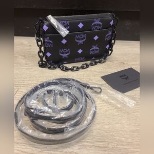 MCM Black and Purple Women's Bag
